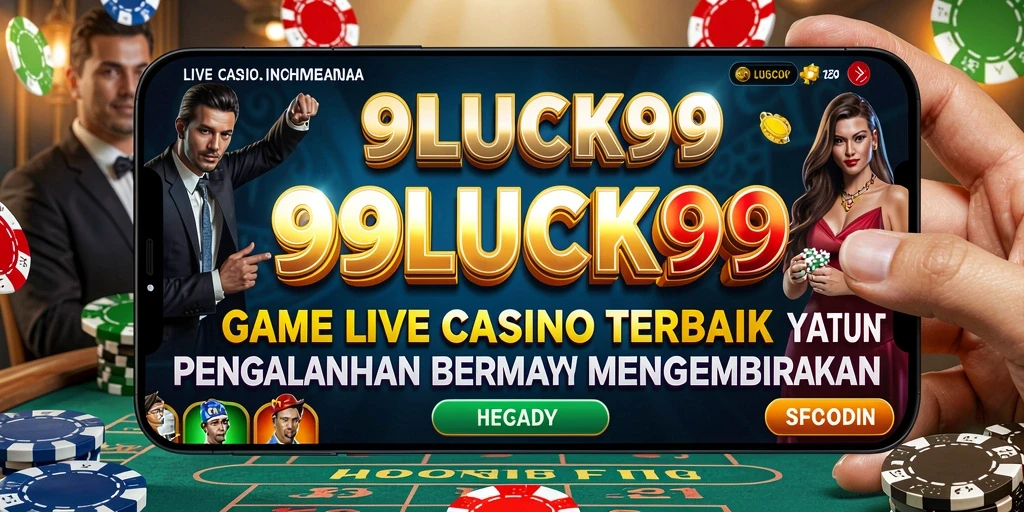 Screenshot gameplay 99LUCK99 yang menampilkan suasana Live Casino yang menegangkan.