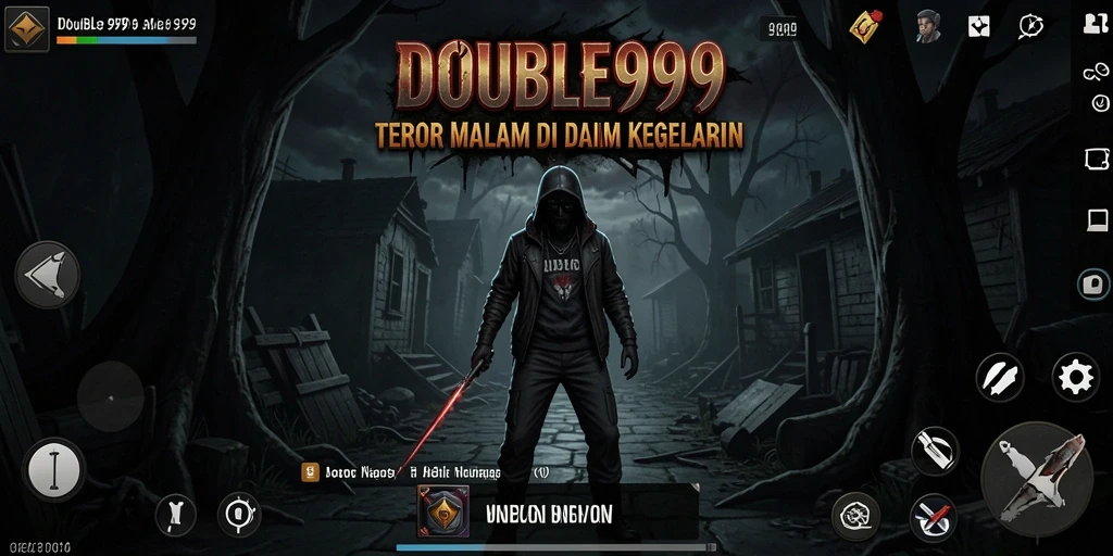 Tampilan gameplay <strong>DOUBLE999</strong> yang mencekam dan penuh ketegangan.