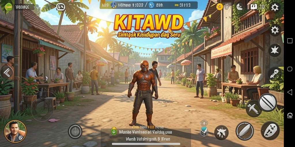 Tampilan gameplay <strong>KITAWD</strong> yang menakjubkan dalam dunia simulasi yang interaktif.