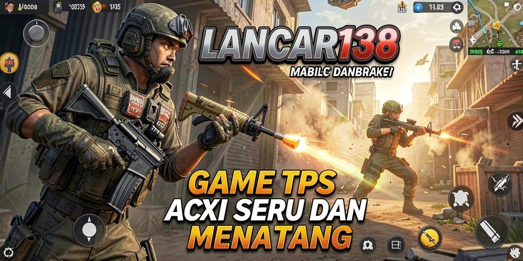 Tampilan gameplay seru di LANCAR138 dengan aksi tembak-menembak.