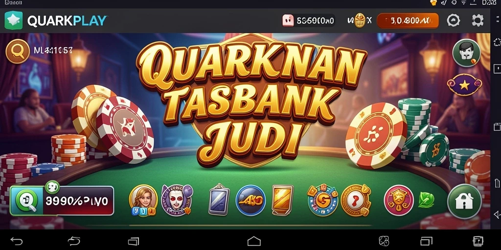 Screenshot utama QUARKPLAY menampilkan gameplay kasino yang seru dan menarik.