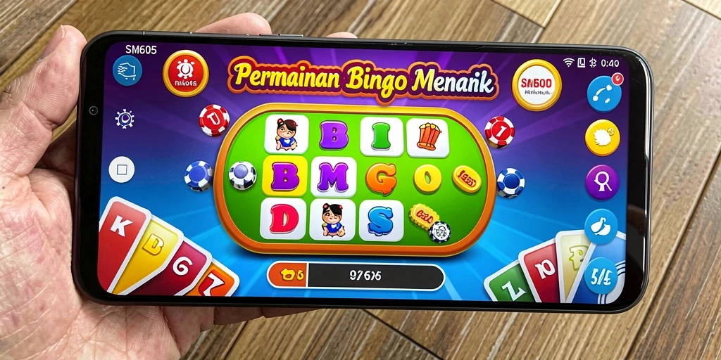 Tampilan menarik dari gameplay Bingo SM605 yang seru.