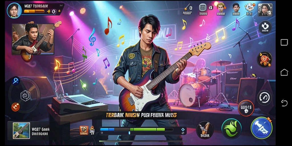 Tampilan gameplay <strong>WG87</strong> dengan berbagai efek visual yang menarik.